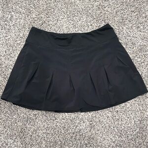 Athleta Black Pleated Skirt